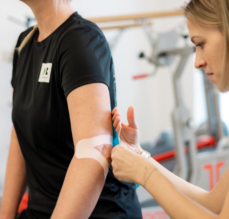 Taping bei Balance Aschaffenburg Rehazentrum in Nilkheim