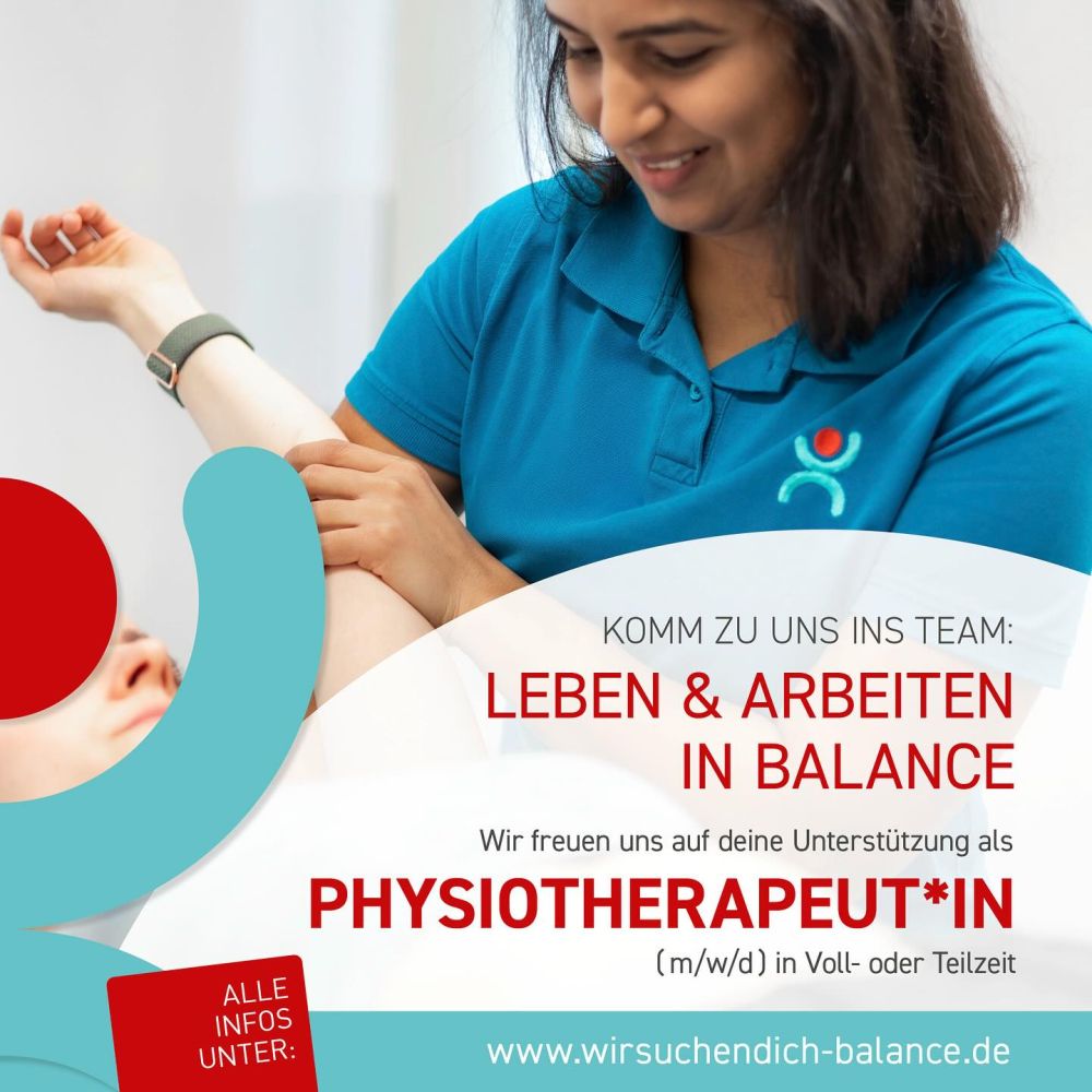 Physiotherapeut Job Stelle Karriere bei Balance Aschaffenburg GmbH