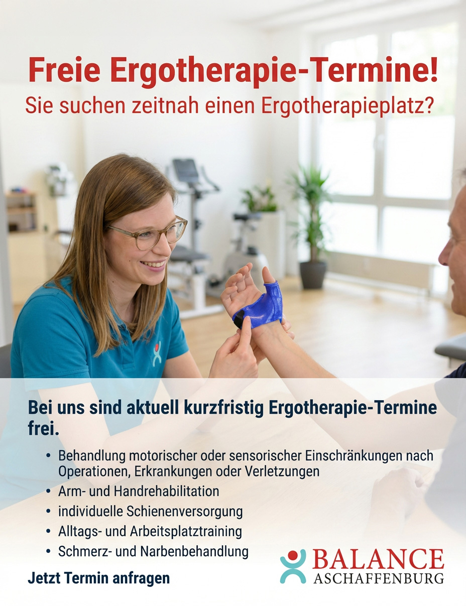 Balance Aschaffenburg - Freie Ergotherapie Termine Januar 2026