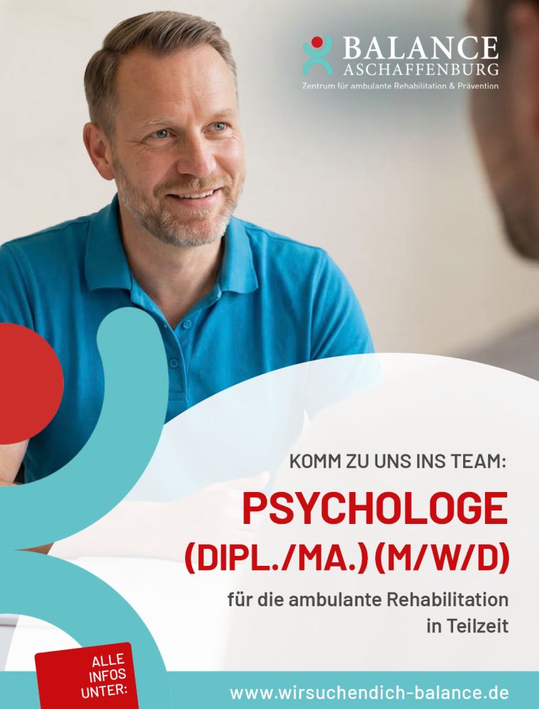 Psychologe (m/w/d) bei Balance Aschaffenburg