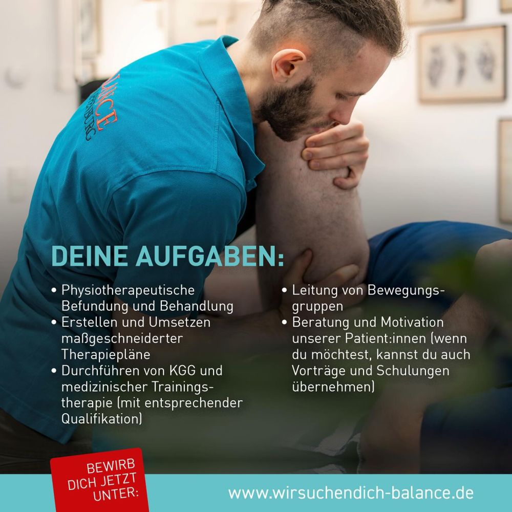 Physiotherapeut Job Stelle Karriere bei Balance Aschaffenburg GmbH