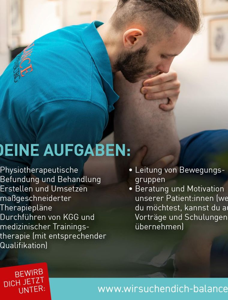 Physiotherapeut Job Stelle Karriere bei Balance Aschaffenburg GmbH