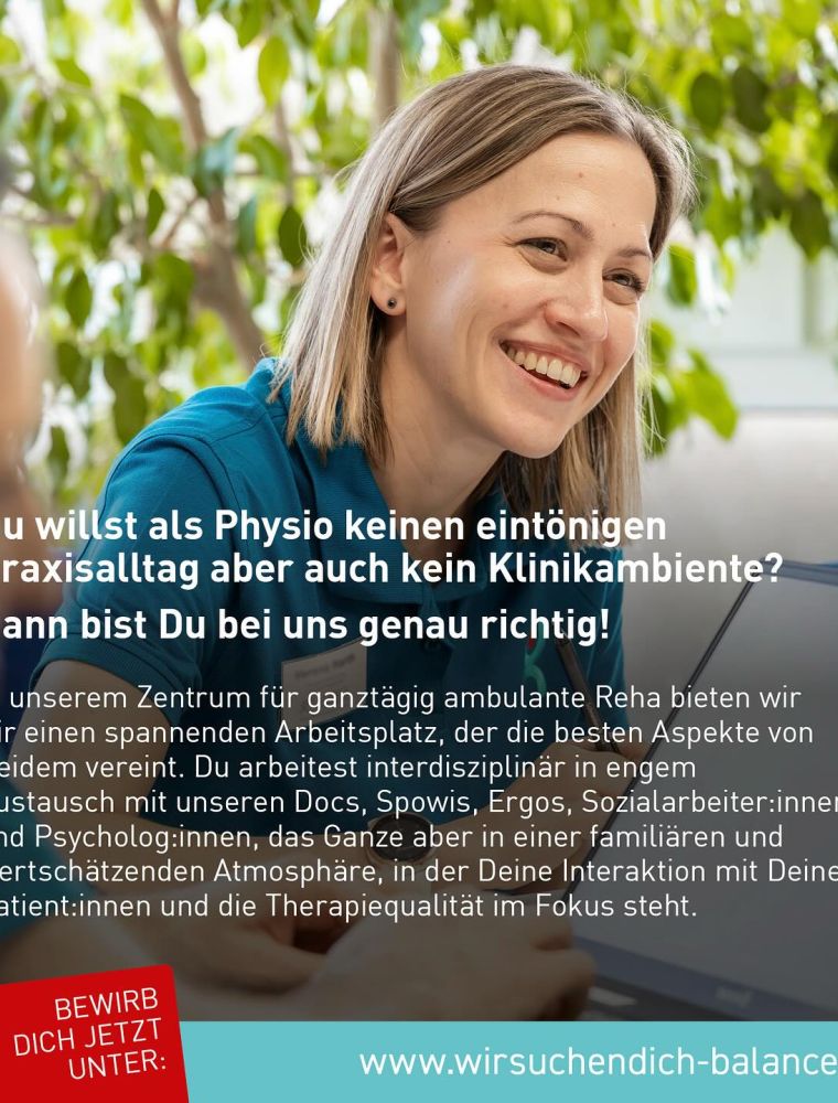Physiotherapeut Job Stelle Karriere bei Balance Aschaffenburg GmbH