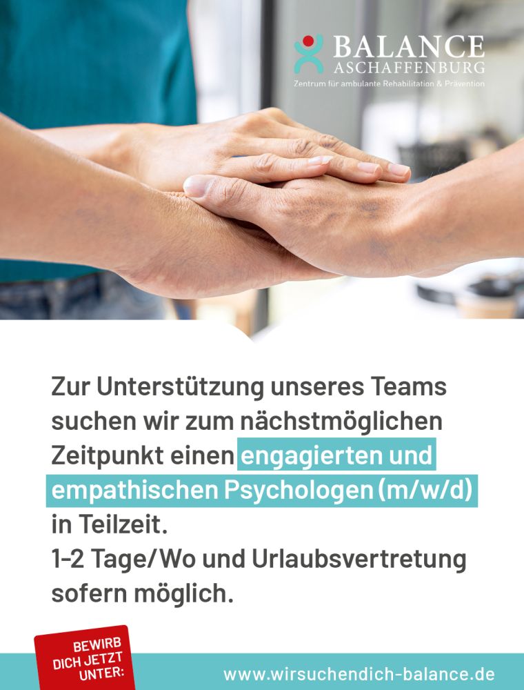 Psychologe (m/w/d) bei Balance Aschaffenburg